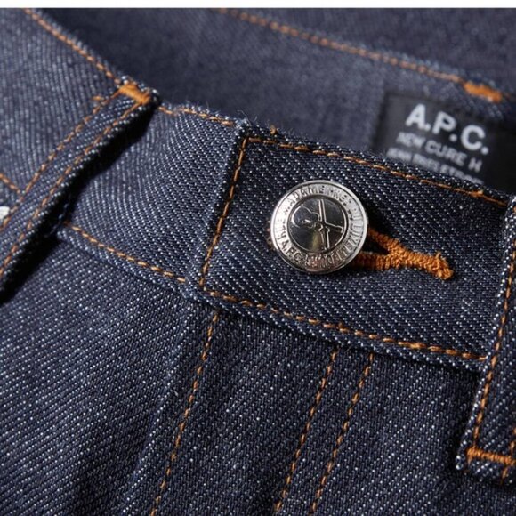 NWT A.P.C. Men's New Cure Jean Sz 25 Indigo Selvedge Denim - Picture 4 of 15